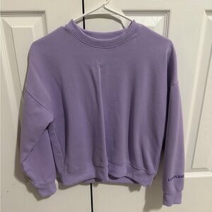 lululemon athletica Lavender Sweatshirt